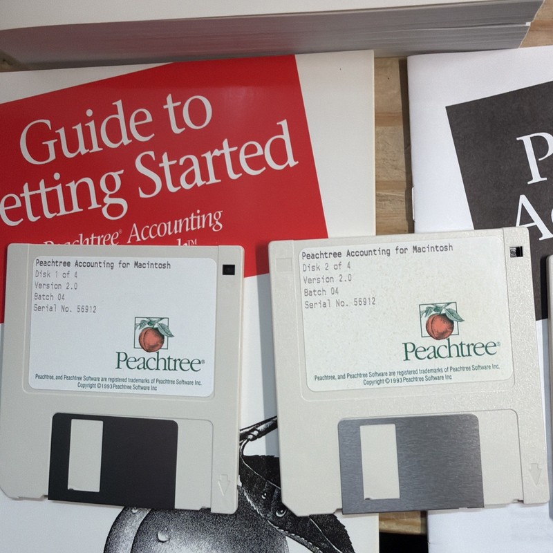 Peachtree Accounting For Macintosh 2.0 From 1993 Vintage gallery