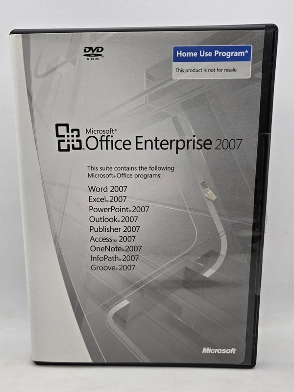 Microsoft Office Enterprise 2007 (Home Use) w/Key (Word, PowerPoint, Excel, Etc)