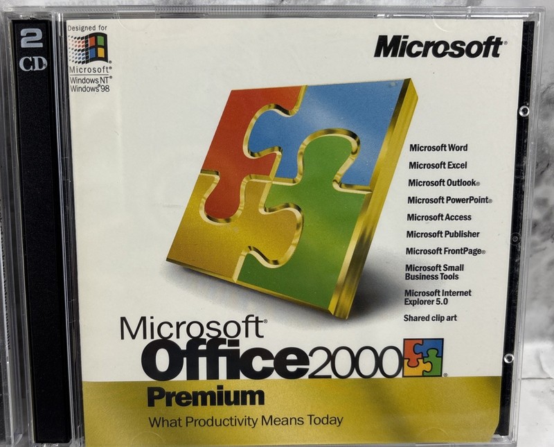 Microsoft Office 2000 Premium 4 CDs Set With Keys gallery