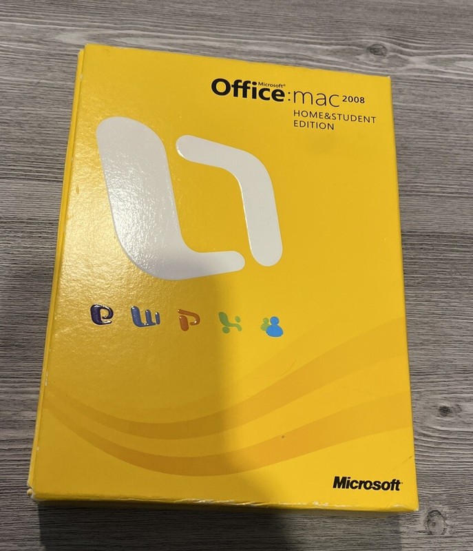 Microsoft Office Mac Home & Student 2008 Comes With 3 Product Keys – FREE SHIP!