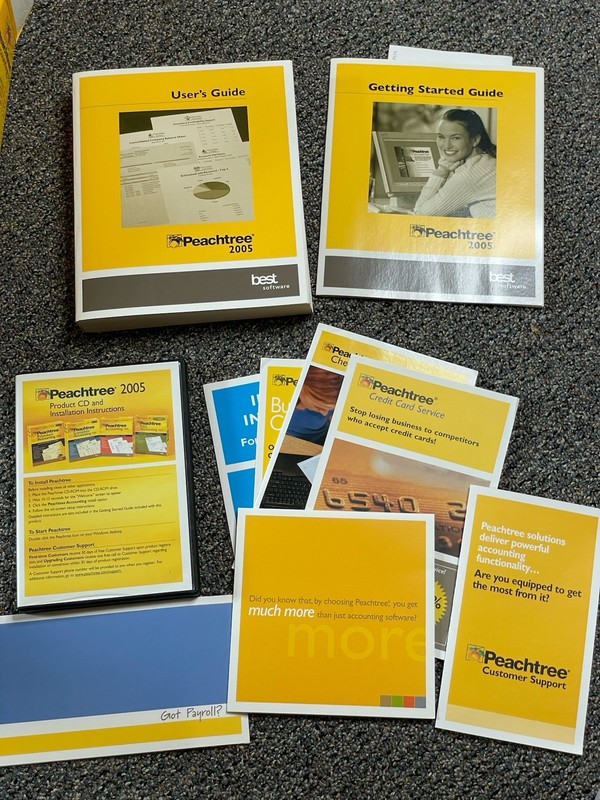 Vintage Sage Peachtree Accounting 2005 Windows PC Software gallery