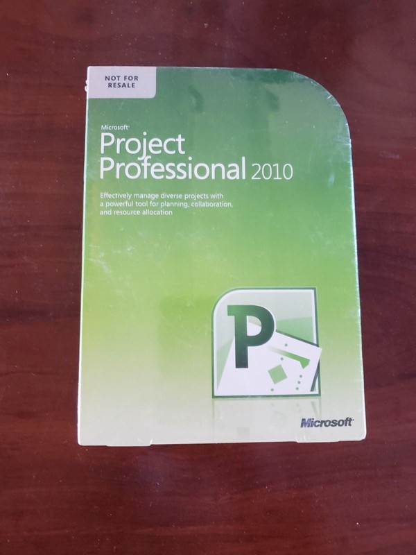 Microsoft Project Professional 2010, NFR DVD New – Sealed Box