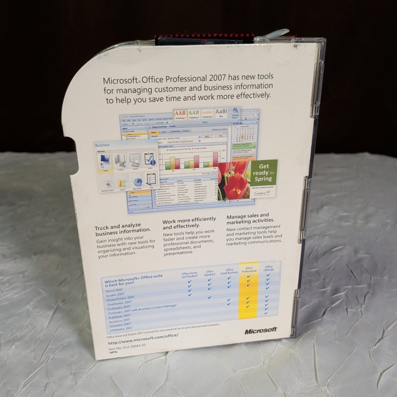 Microsoft Office 2007 Professional Full English Retail Version w/ Product Key gallery