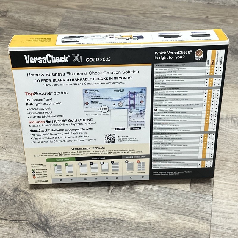 Versacheck X1 Gold 2025 + ONLINE Gold 1yr Sub Bundle - Brand New gallery