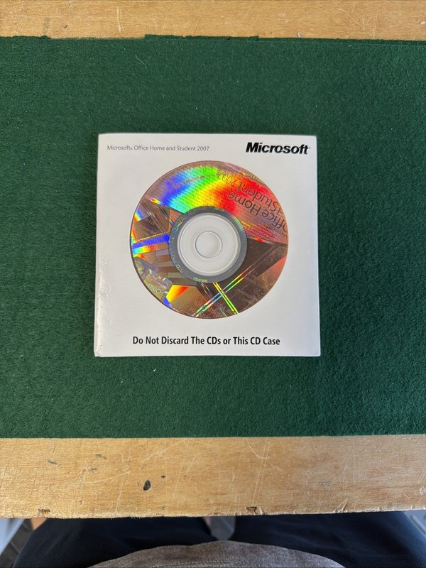 Microsoft Office Home and Student 2007 CD-ROM Software – New Other