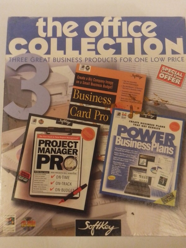 Softkey The Office Collection Business Plan / Business Cards / Project Manager