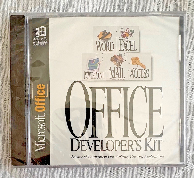 Microsoft Office Developer’s Kit CD-ROM 1994 Word Excel PowerPoint New & Sealed