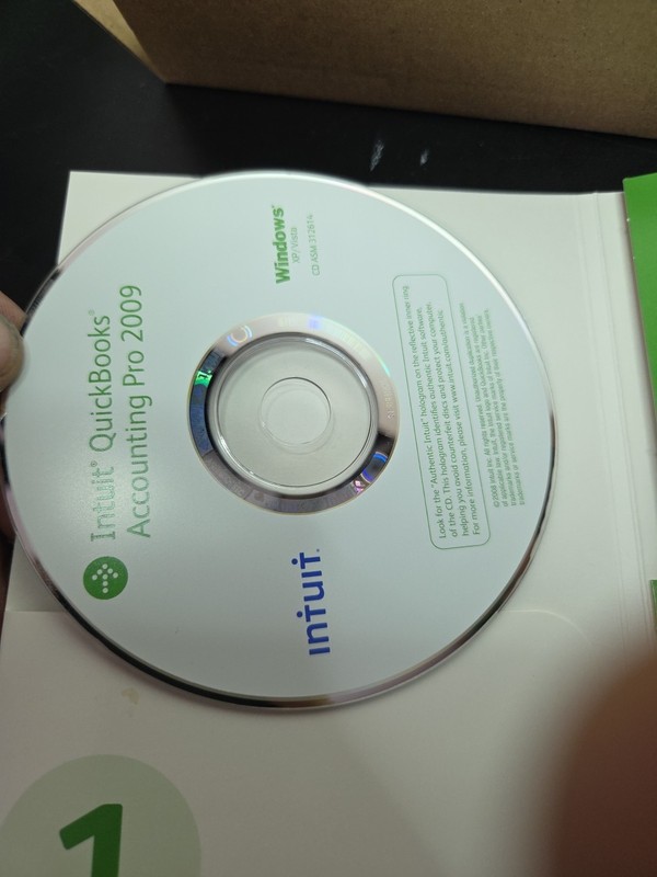 Intuit QuickBooks Pro 2009 Accounting Software Windows Complete W/ Manuals & Key gallery