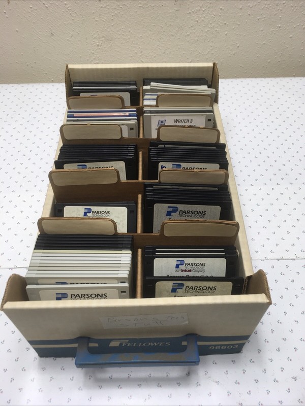 Vtg Parsons Technology Software Version 2.0-3.0 Install Floppy Disks #PdD gallery