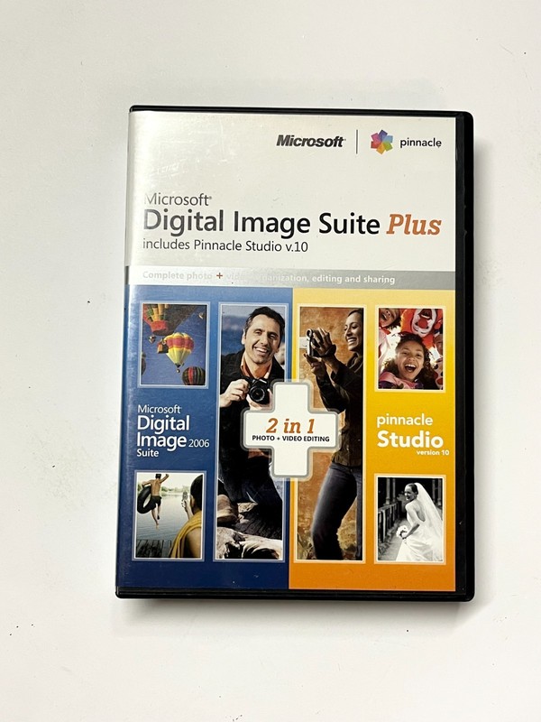 Microsoft Digital Image Suite 2006 Plus Pinnacle Studio v1.0