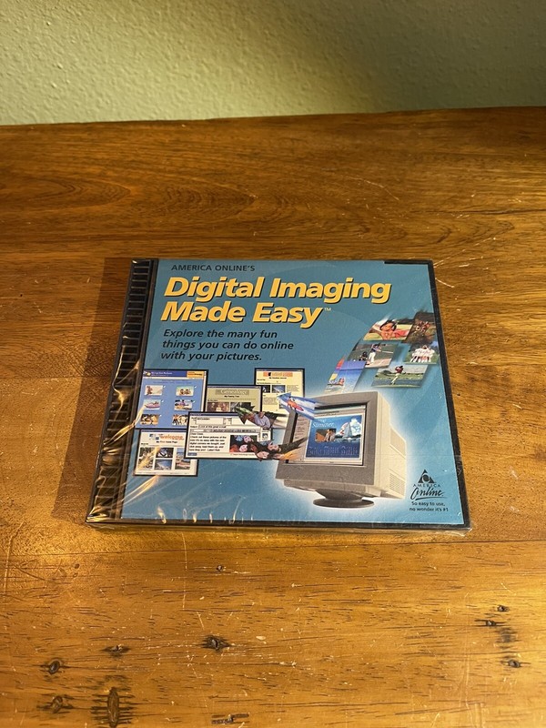 AOL Digital Imaging Made Easy – PC Software Program CD-Rom