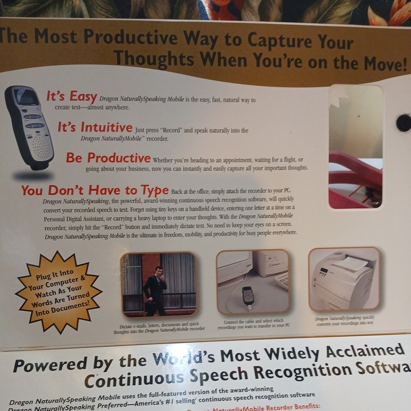 Dragon Naturally Speaking Mobile Version 4 Continuous Speech Recognition gallery