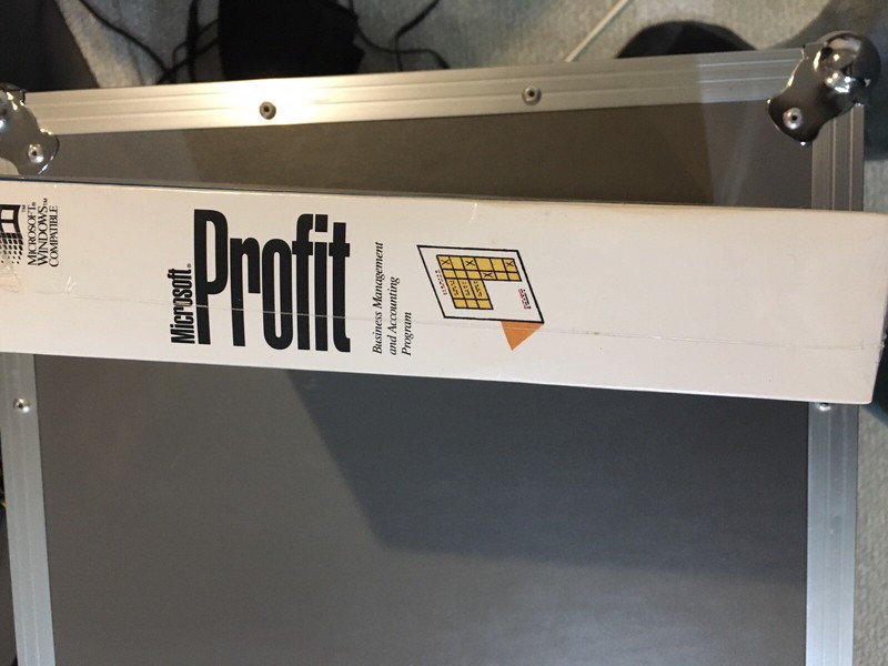 Rare SEALED Microsoft Profit Business Management Accounting Software DOS Windows gallery