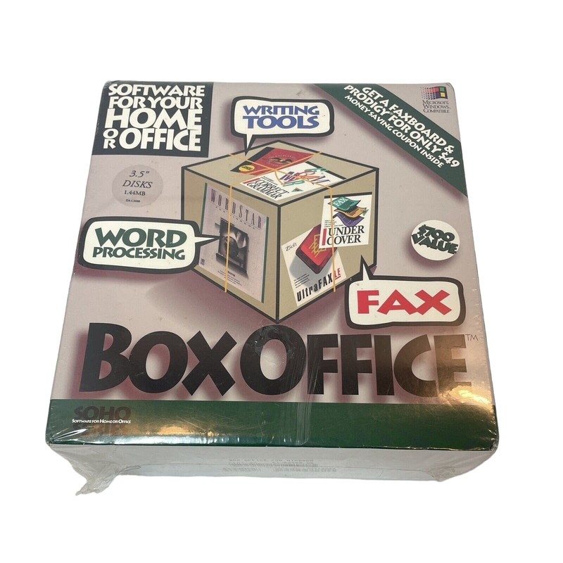 WordStar Box Office For Windows Version 1.5 Windows 3.0 Home Office 1992 Sealed gallery