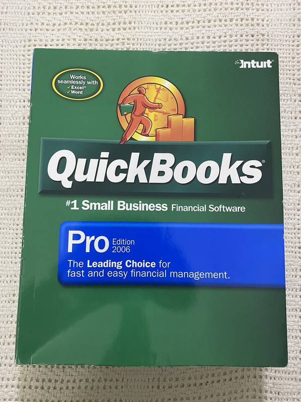 Intuit Quickbooks Pro 2006 Small Business Financial Software For Windows