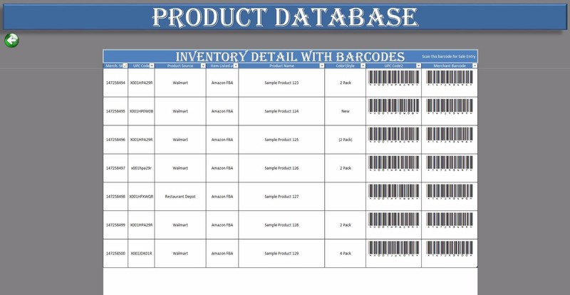 Ebay, Amazon & Etsy Accounting Excel Database (Inventory Pedia) gallery