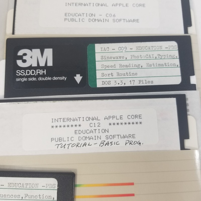 International Apple Core Business Education 5.25" Floppy Disks Set gallery