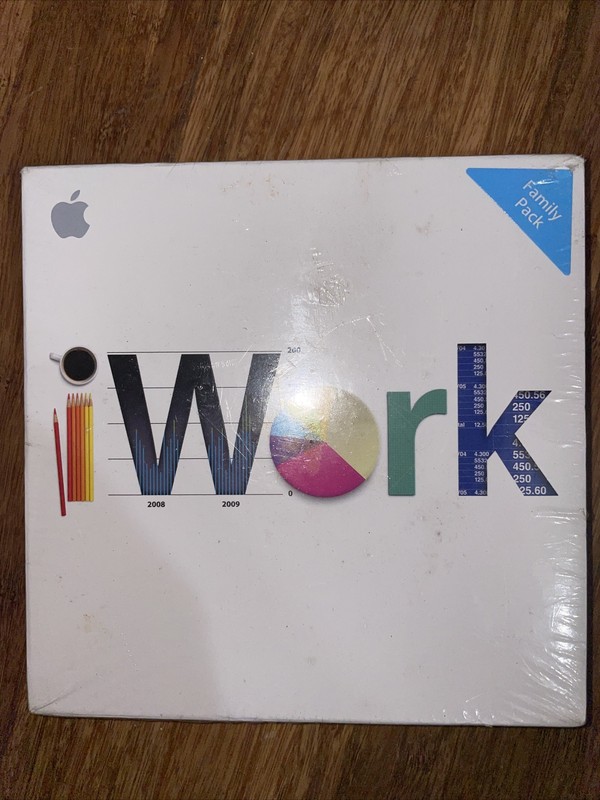 Apple iWork 09 Mac DVD-ROM Family Pack – MB943Z/A) New – Sealed + I Ship Faster