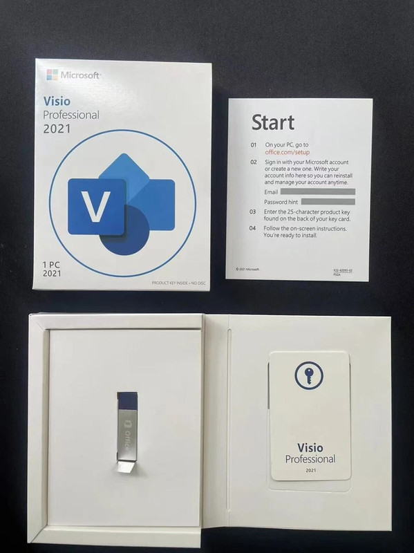 Microsoft Visio Professional 2021- USB Retail Package - Brand New Factory Sealed gallery