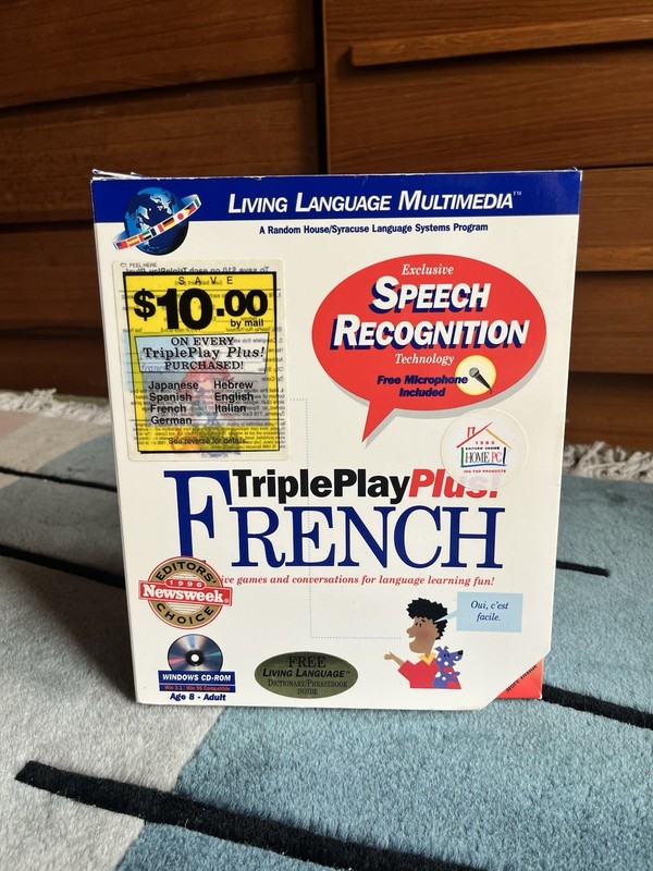 Tripleplay Plus! : French Syracuse Language Learning Systems Staff 1995 CD Disk