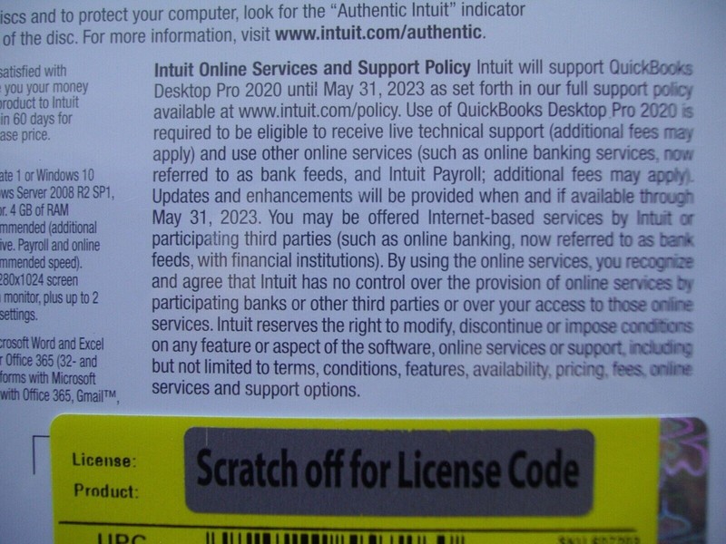 =LIFETIME LICENSE=INTUIT QUICKBOOKS DESKTOP PRO 2020 FOR WINDOWS PC DVD VERSION gallery