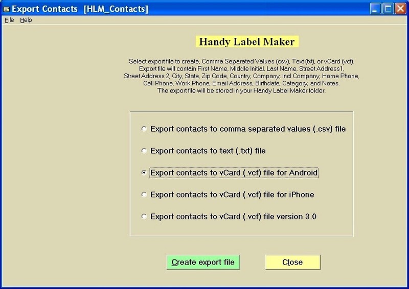 Label printing software! Print mailing address labels/envelopes Home or business gallery