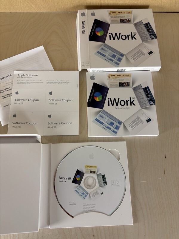 Apple iWork 08 for Mac / MB6247/A - - Keynote, Pages, Numbers gallery