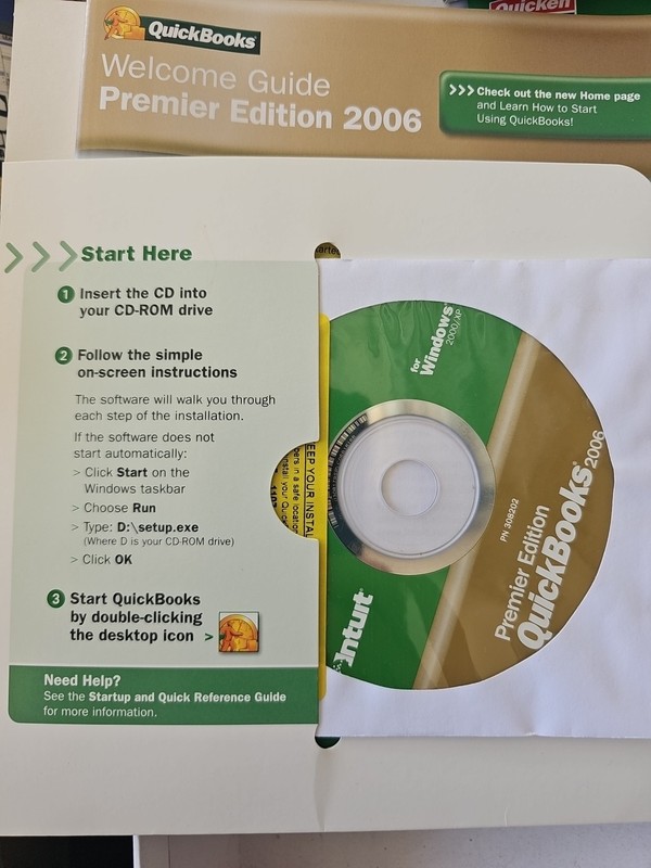 Quickbooks Premier Contractor Edition 2006 Windows Financial Software CD/Reg Key gallery