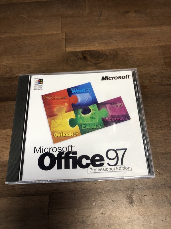 Microsoft Office 97 Professional Edition Word Excel PowerPoint Access Outlook
