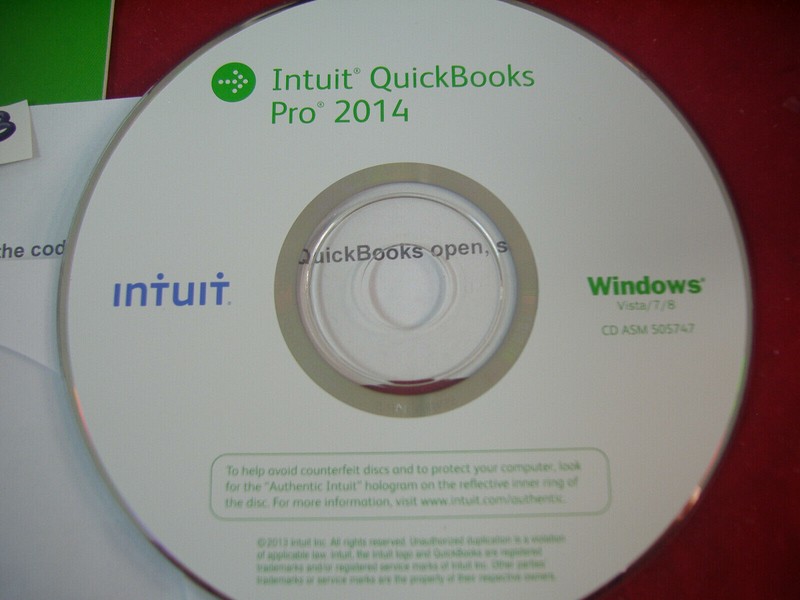 INTUIT QUICKBOOKS PRO 2014 FOR WINDOWS FULL RETAIL FOR USA =LIFETIME LICENSE= gallery
