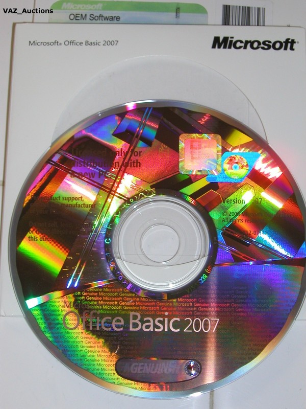 Microsoft Office 2007 Basic Edition BE Full English Version MS =BRAND NEW= gallery