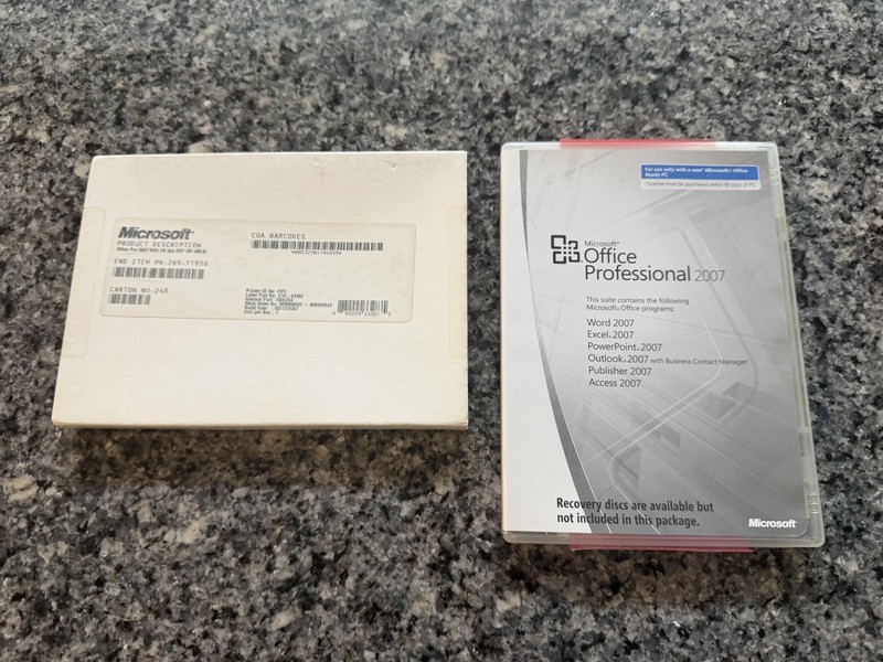 Microsoft Office 2007 Professional Full Version BRAND NEW/SEALED w/ Product Key