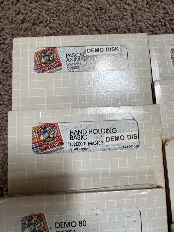 VTG APPLE II RARE DEALER DEMONSTRATION PACKAGE SPECIAL DELIVERY SOFTWARE LOOK gallery