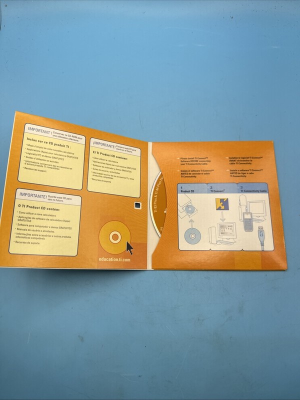 Texas Instruments TI Graphing Product CD v1.4 PC CD-ROM gallery