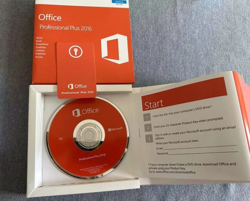 Microsoft Office 2016 Professional Plus DVD (Verified 8 PCs) +Product Key Sealed gallery