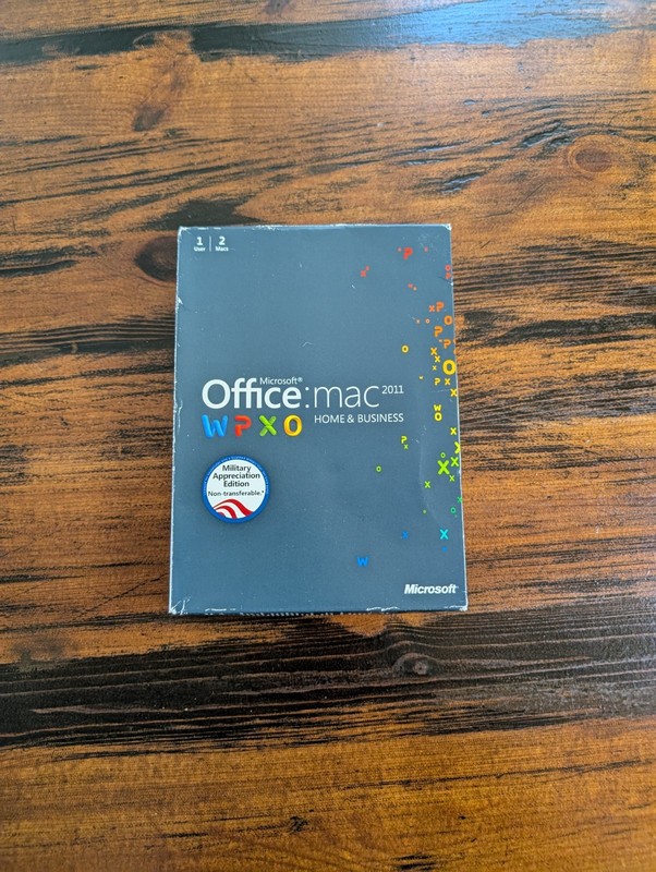 Microsoft Office: Mac 2011 Home & Business DVD-rom, + Key, READ DESCRIPTION! gallery