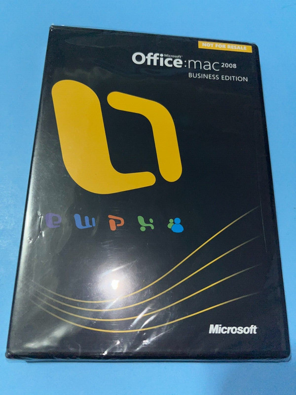Microsoft Office MAC 2008 Business Edition (FACTORY SEALED)