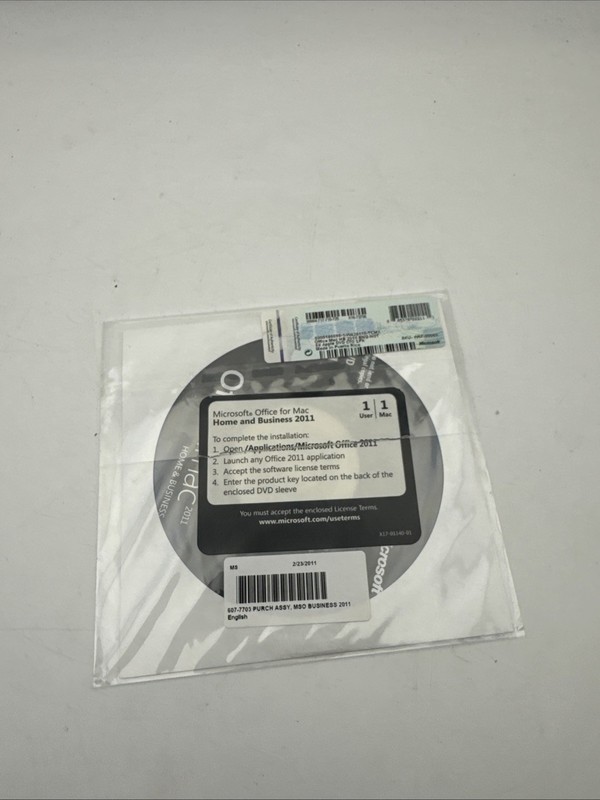 Microsoft Office for Mac Home and Business 2011 Single User With Product Key