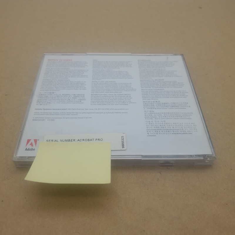 Adobe Acrobat 7.0 Standard " UPGRADE " CD - Windows w/ Serial Number-Used gallery
