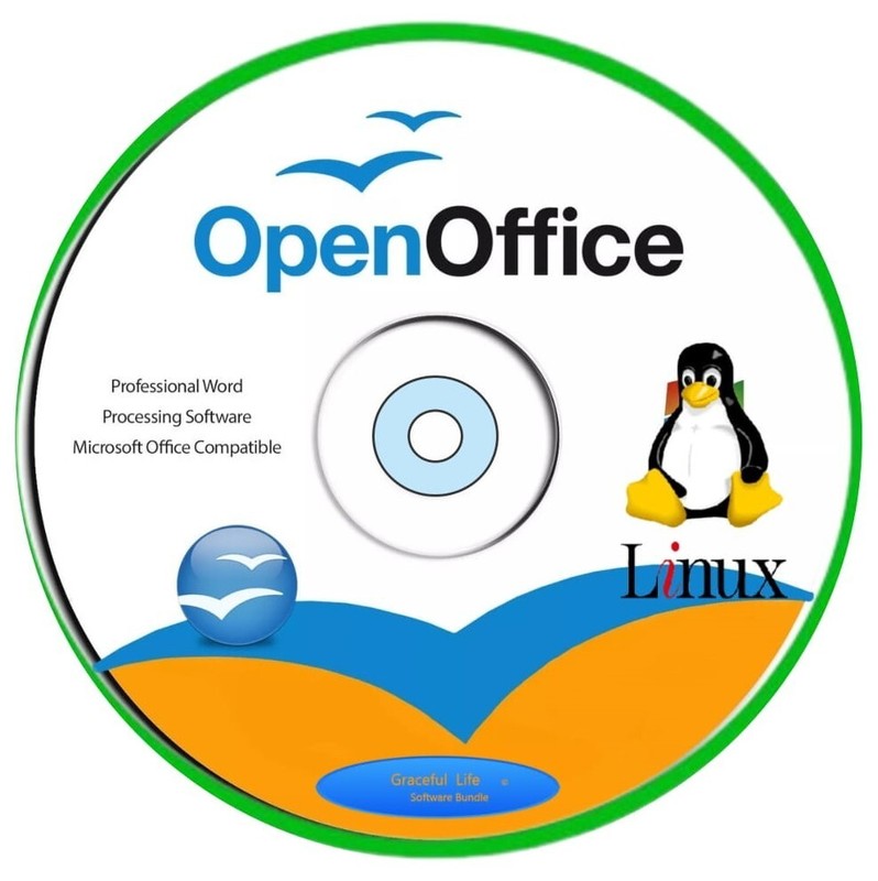 OpenOffice Software Suite for Linux DVD Word Processing Home Student Business