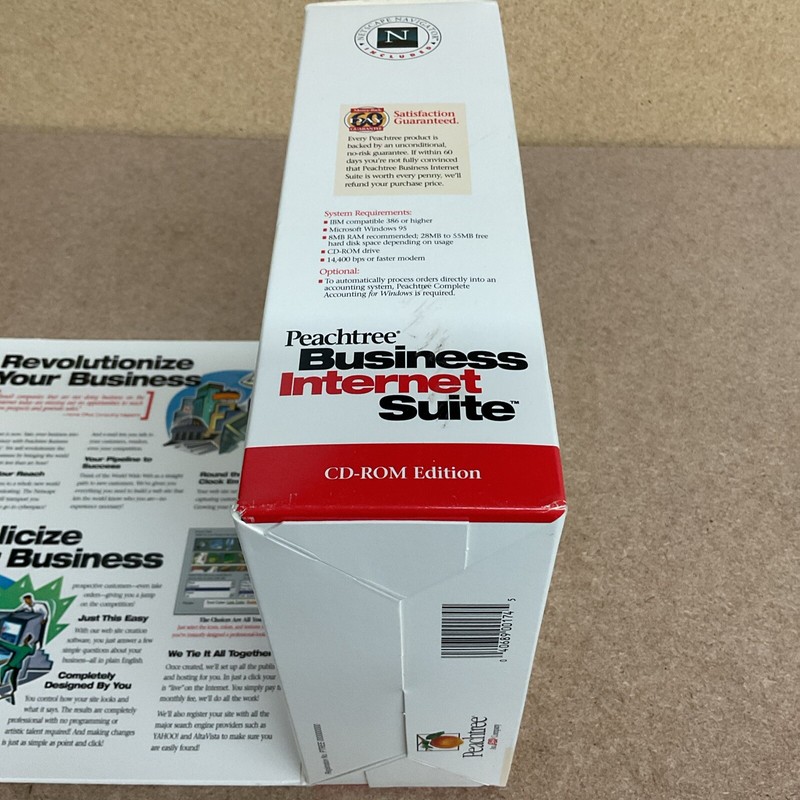 Peachtree Business Internet Suite Windows 95 Big Box CD-ROM gallery