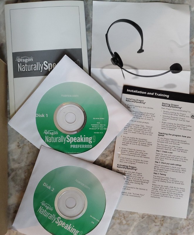 Dragon Naturally Speaking 9 New Open Box Speech Recognition Software Preferred gallery