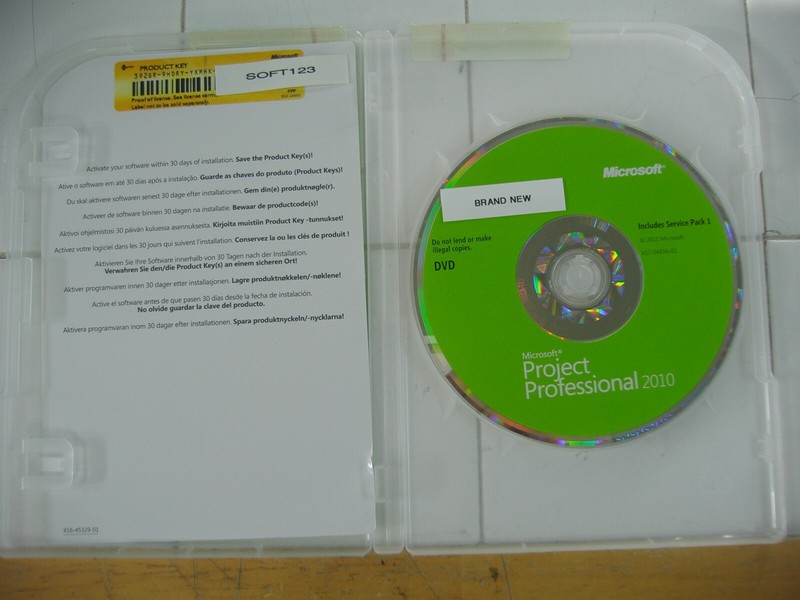 Microsoft Project 2010 Professional Licensed For 2 PCs Full English =BRAND NEW=