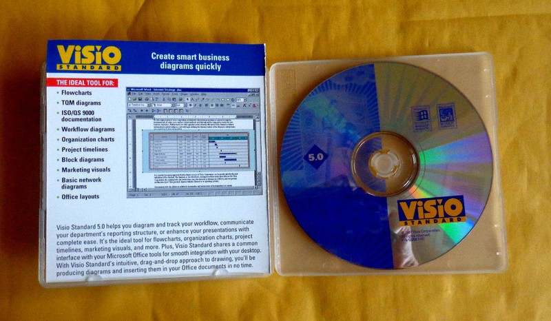 Visio Standard 5.0 (New! plain jewel case)