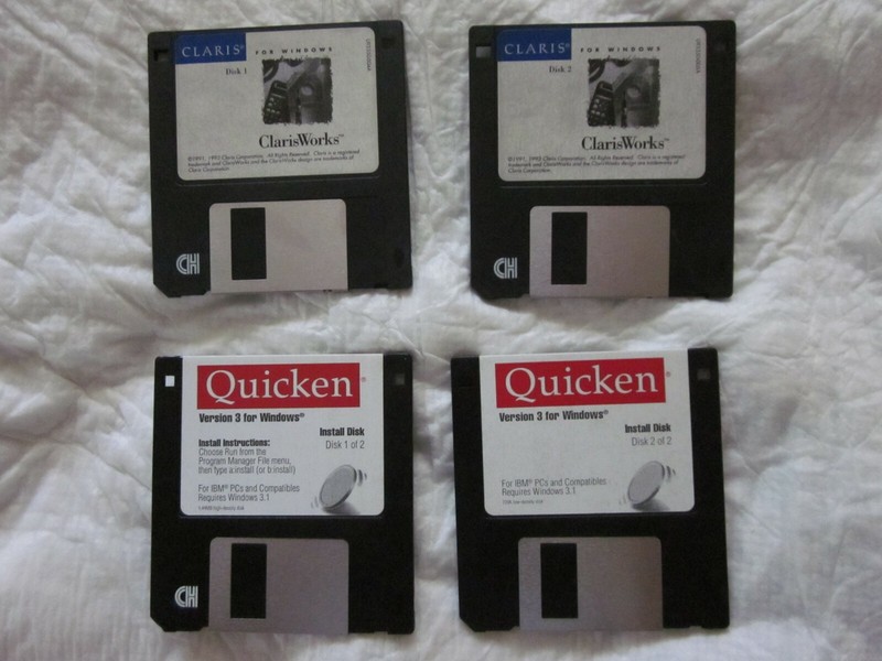 ClarisWorks For Windows 3.x And Quicken For Windows 3.x Software gallery