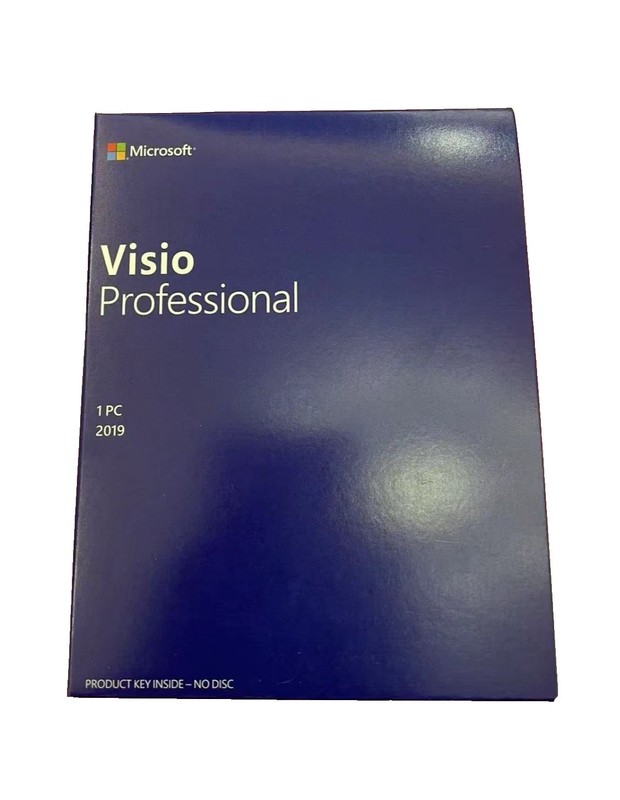 Microsoft Visio 2019 Professional USB Flash Drive – Retail Box – New Sealed