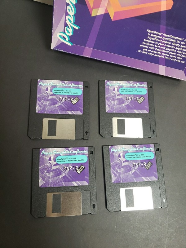 Paper Direct Paper Templates Software 4.5 For DOS RARE gallery
