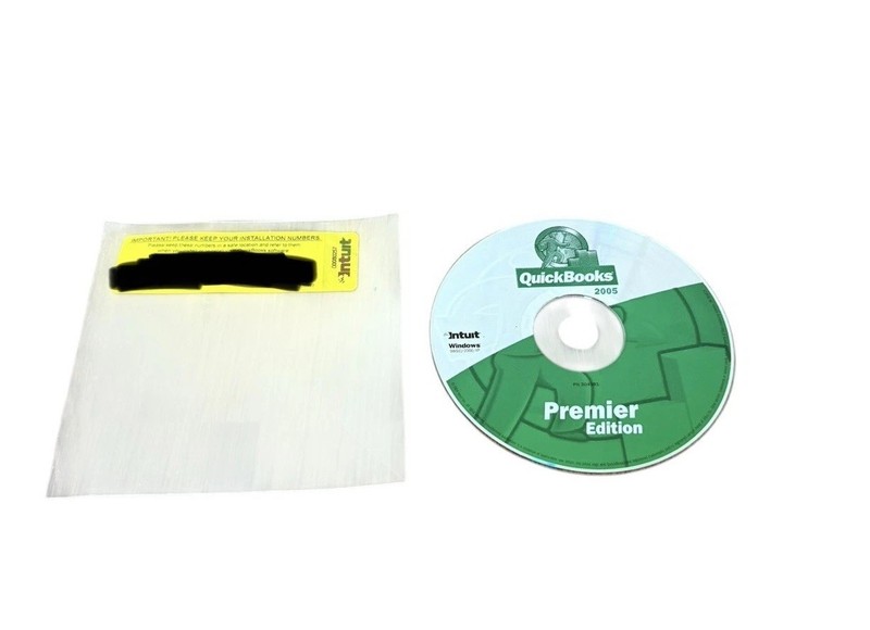 Microsoft Quickbooks 2005: Premier Edition (PC, 2004) Windows Intuit Disc w/Key