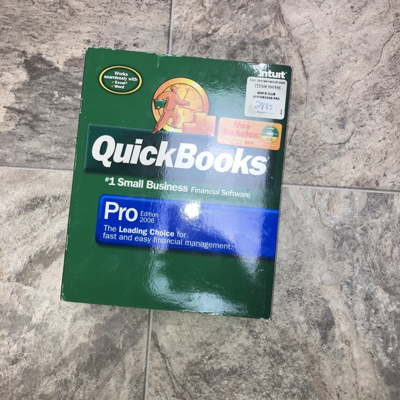 Intuit QuickBooks 2006 Pro Edition Small Business CD-ROM Financial Software