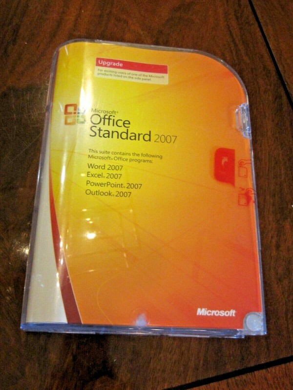 Microsoft Office Standard 2007 – UPGRADE FOR EXISTING – NEW w/ Key